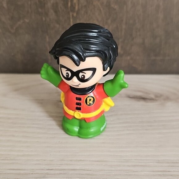 Fisher Price Little People DC Comics Super Friends Batman Robin Joker - Picture 6 of 6